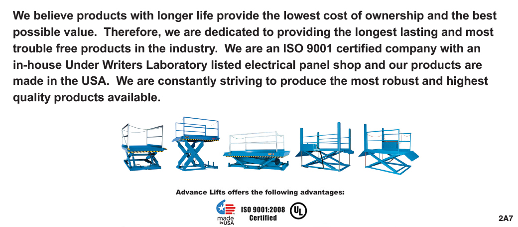 Loading Dock Lift Systems | Elevating Docks | Advance Lifts