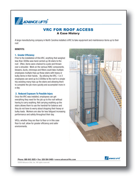 Case History VRC For Roof Access