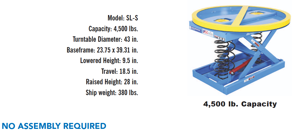 PALLET PRO <br> <span style="color:#000;">Mechanical Self-Leveling Palletizer</span>